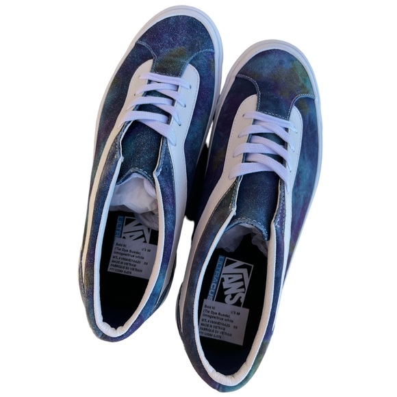 VANS bold ni tie dye suede sneakers NWT sz mens 9 sz woman’s 10.5!! - Picture 7 of 15